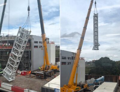 Kettering General Hospital Crane Lifting